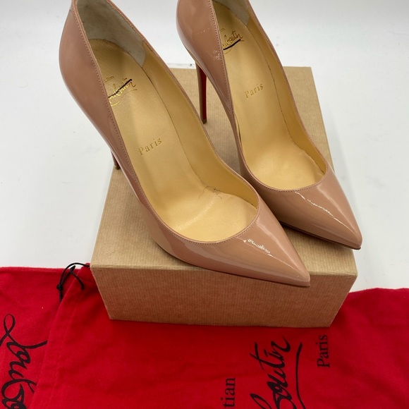 Christian Louboutin so Kate 100 nude Patent size 38 made in Italy size 8 - Picture 6 of 9